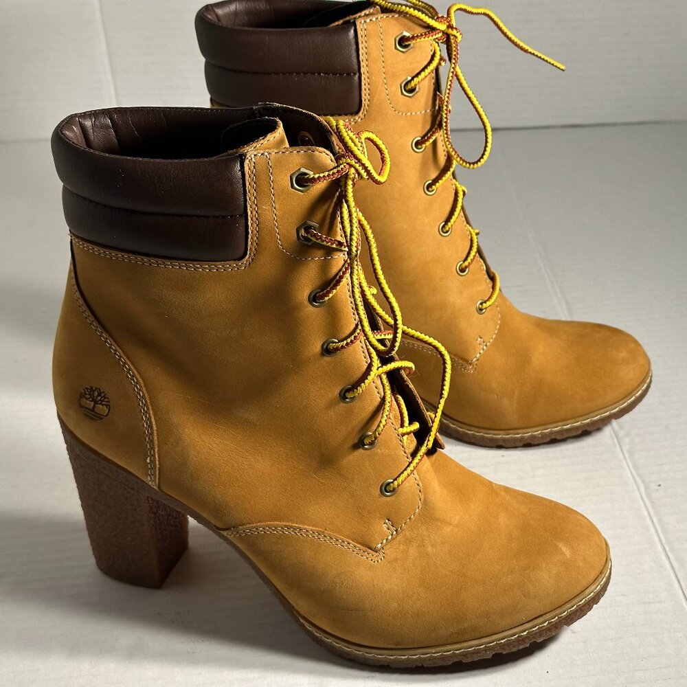 Timberland Women's Tan Heeled Boots